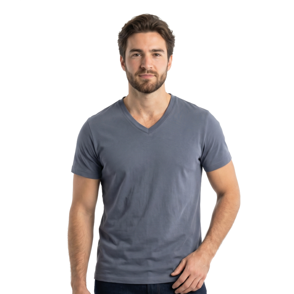 Mason Cotton V-Neck Tee