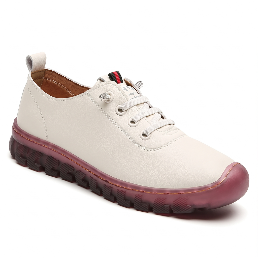 Elena Leather Slip-On Flats