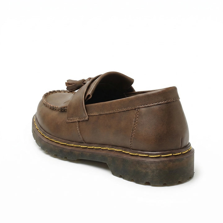 Brown Elliot Tassel Loafers 3