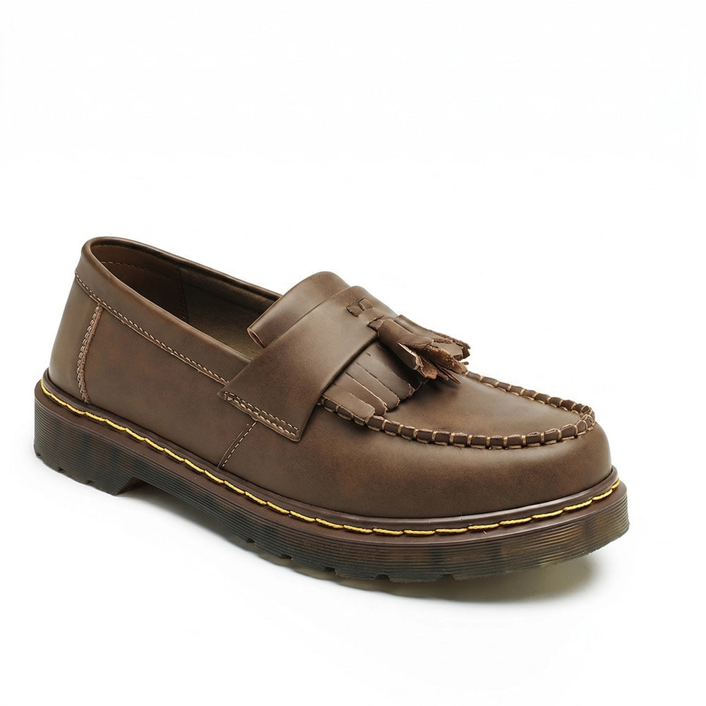 Brown Elliot Tassel Loafers 2