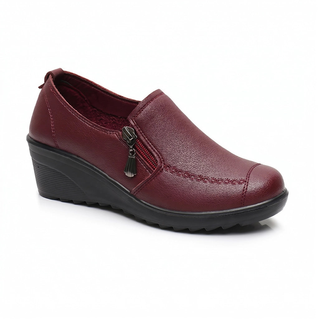 Lillian Bird Wedge Pumps