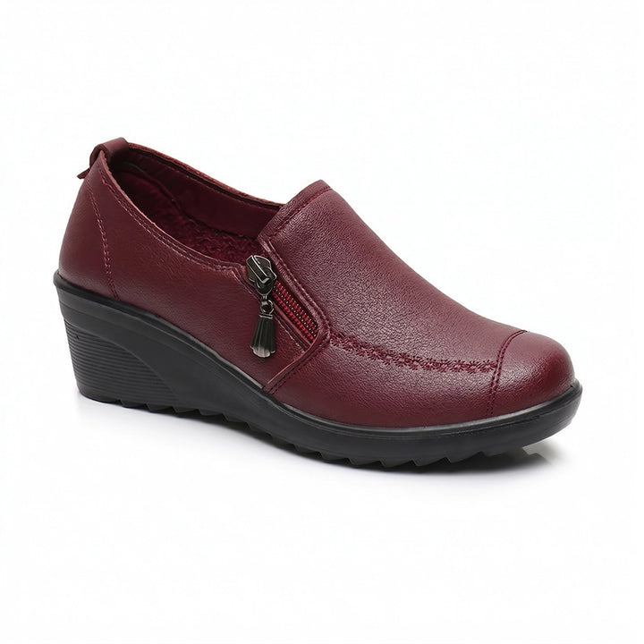 Lillian Bird Wedge Pumps