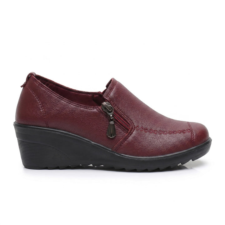 Lillian Bird Wedge Pumps