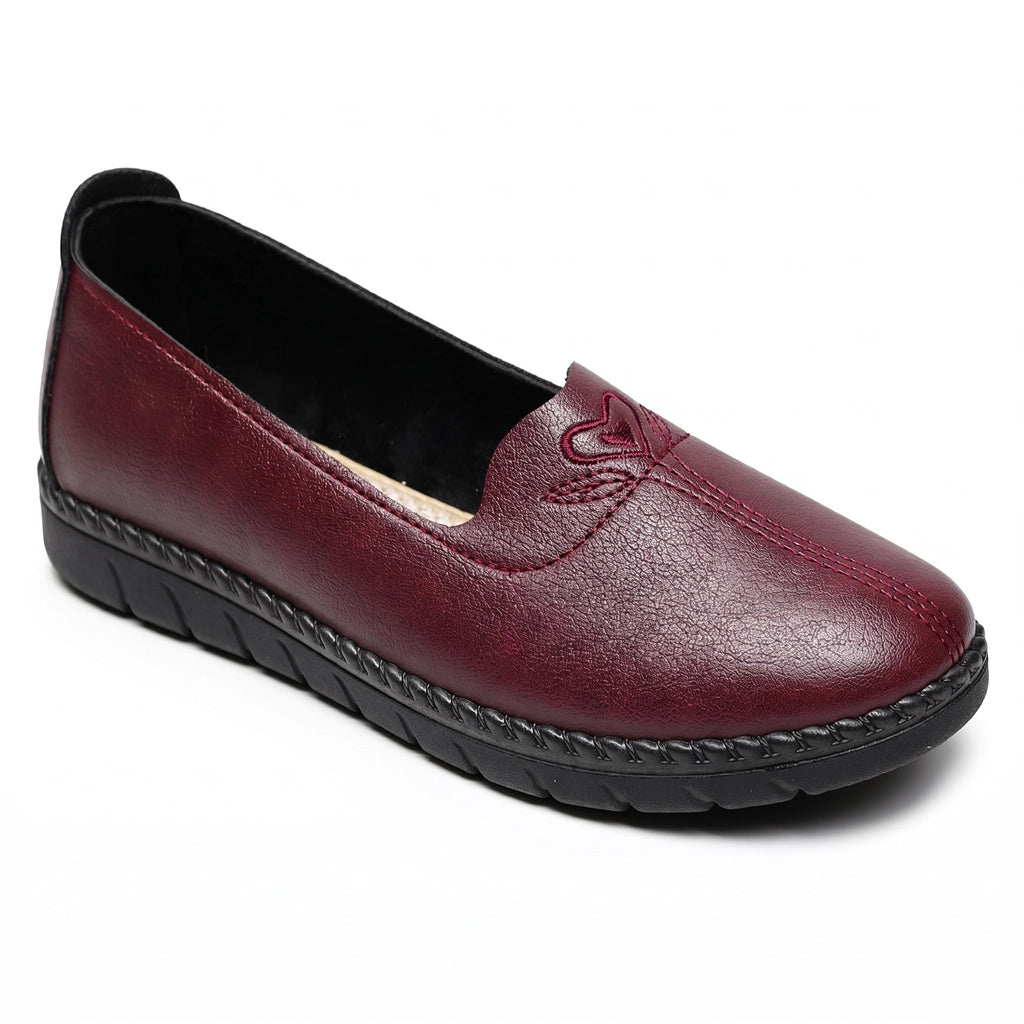 8003 Red Evelyn Soft Sole Flats 3