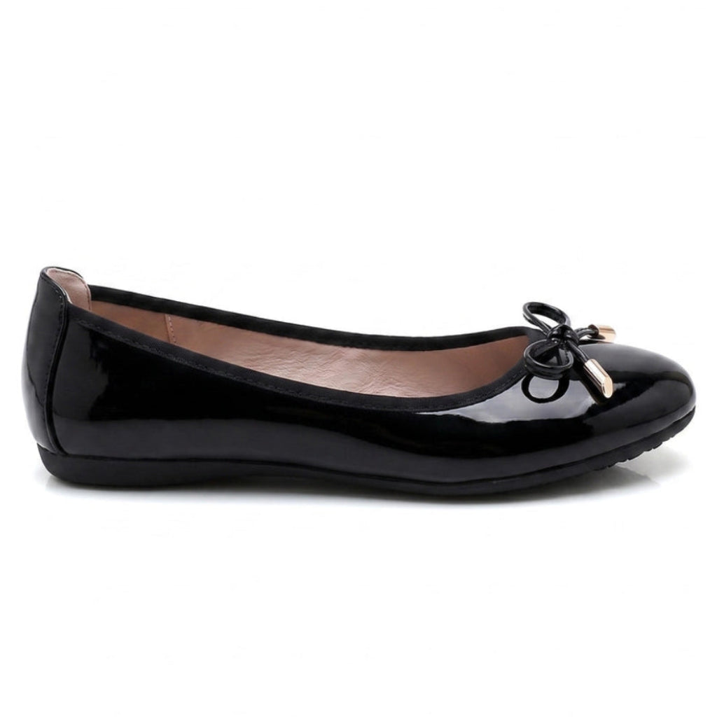 Black Aria Ballet Flats 2