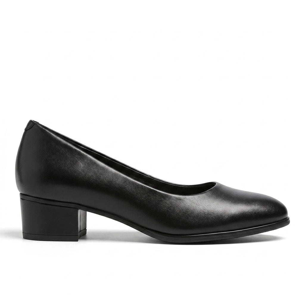 Black Clara Bennett Block Heels 1
