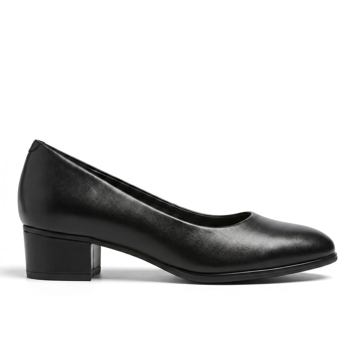 Black Clara Bennett Block Heels 1