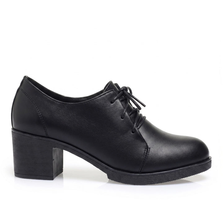 Avery Leather Lace-Up Flats 1
