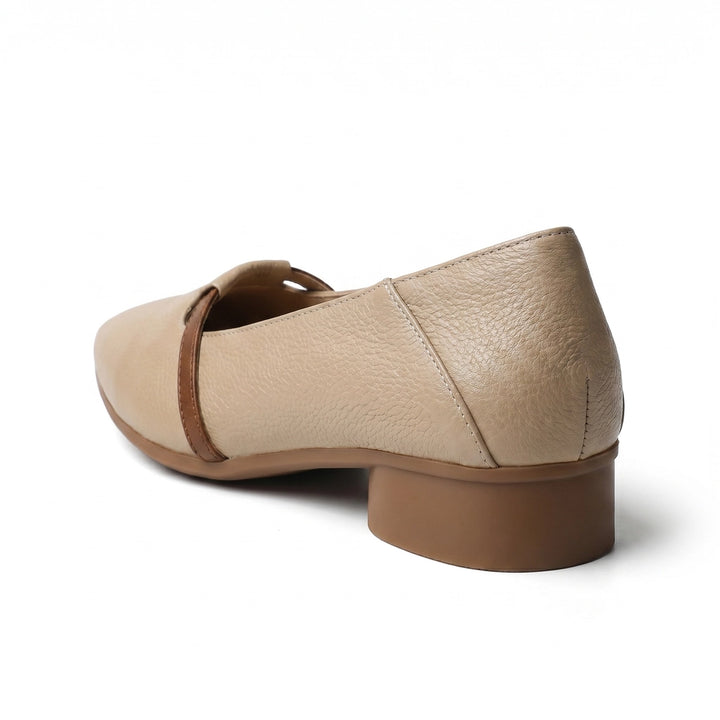 Elise Sheepskin Cap-Toe Flats
