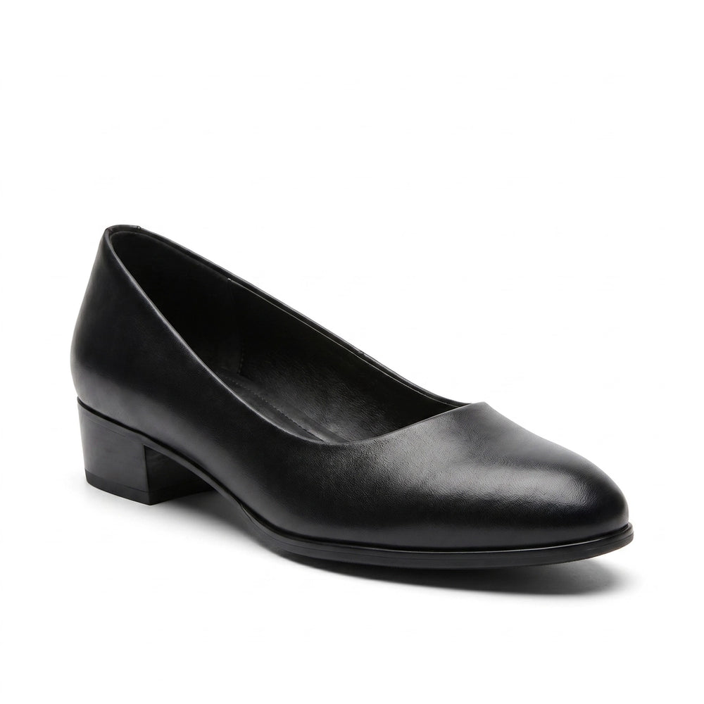 Black Clara Bennett Block Heels 3