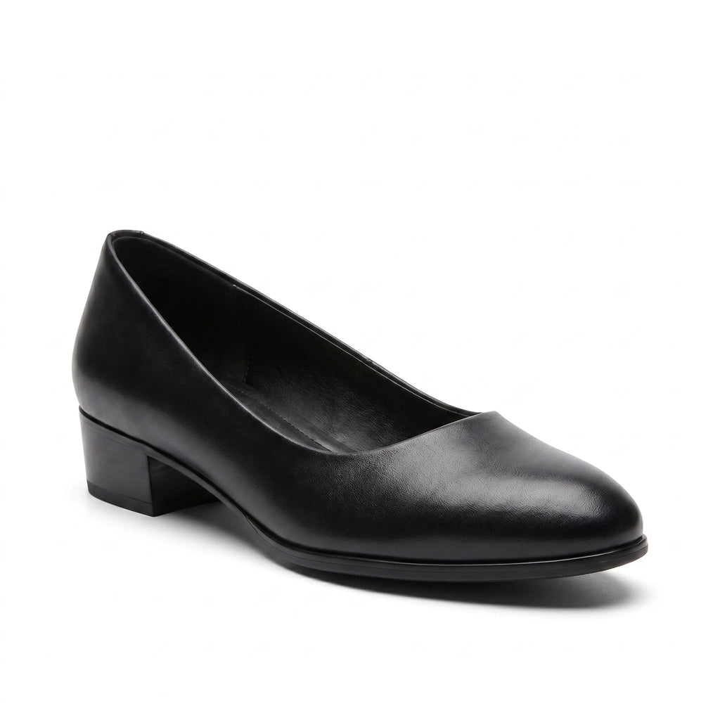 Black Clara Bennett Block Heels 3