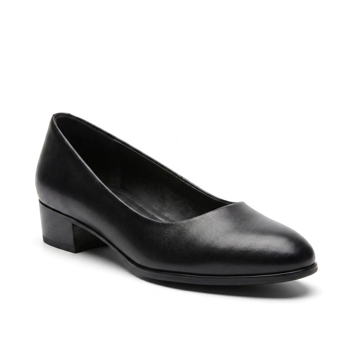 Black Clara Bennett Block Heels 3