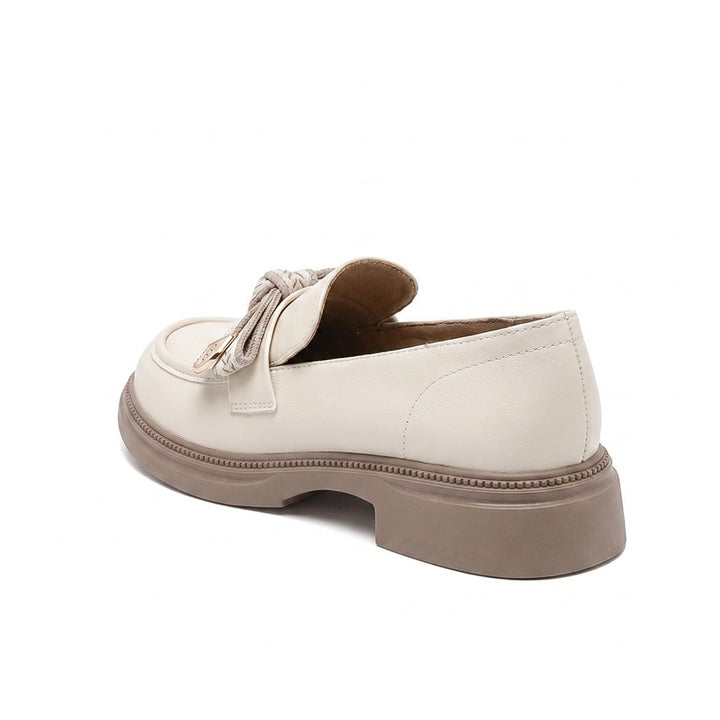 Beige (Warm Lined) Agsdon Blair Platform Loafers 2