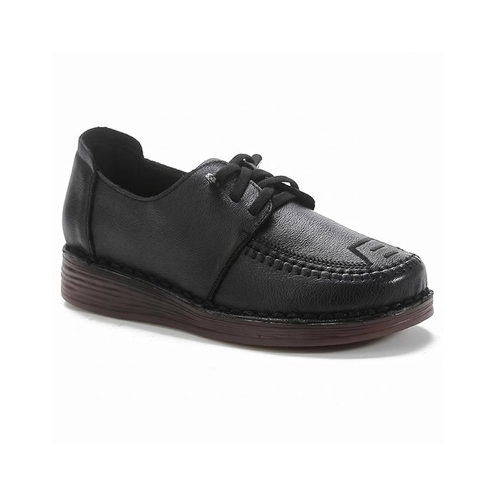 Elena Leather Platform Wedges