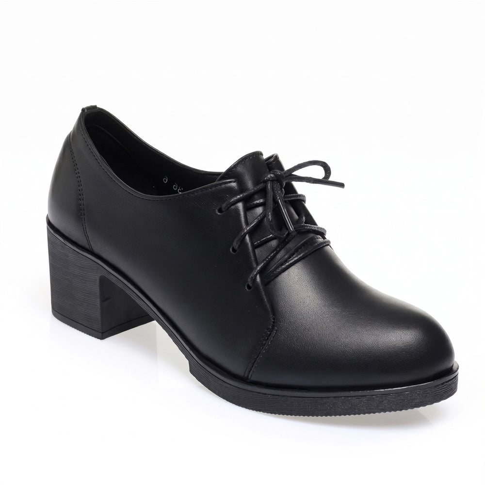 Avery Leather Lace-Up Flats
