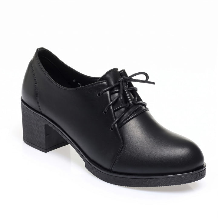 Avery Leather Lace-Up Flats