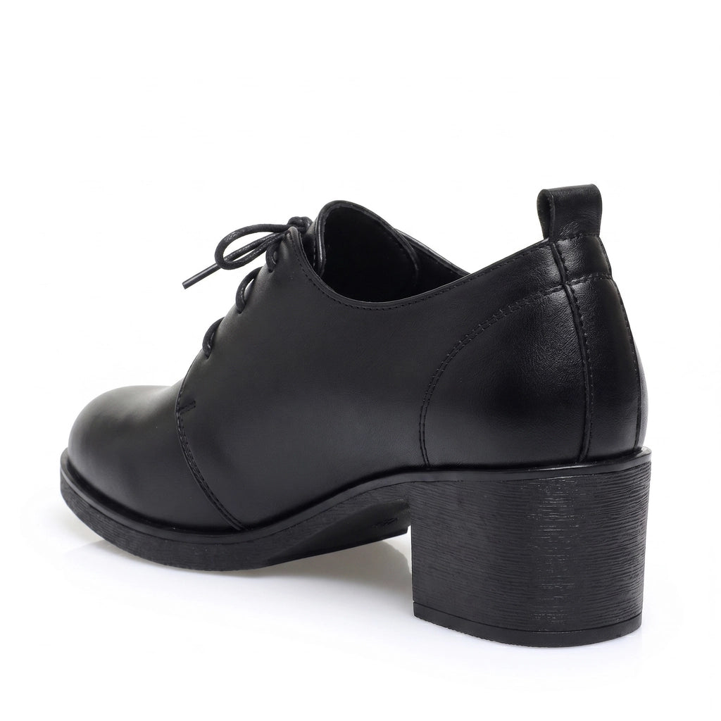 Avery Leather Lace-Up Flats