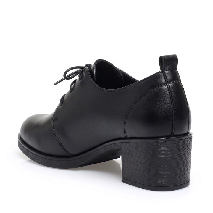 Avery Leather Lace-Up Flats