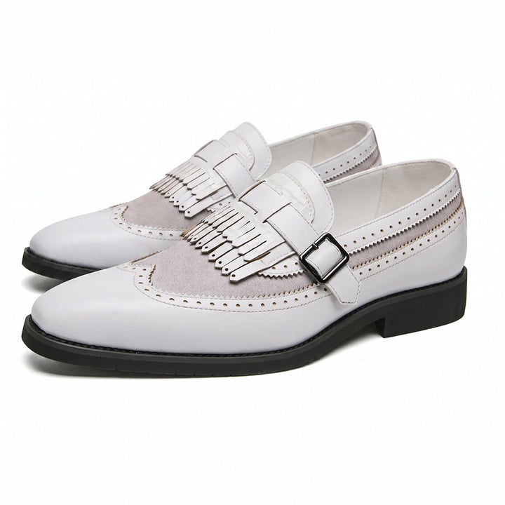 Black Gaston Suede Slip-On Loafers 1