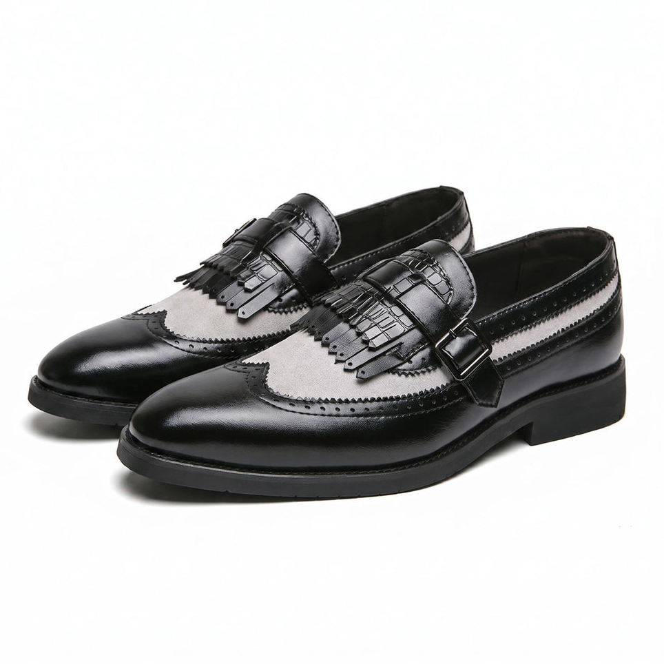 Brown Gaston Suede Slip-On Loafers 3