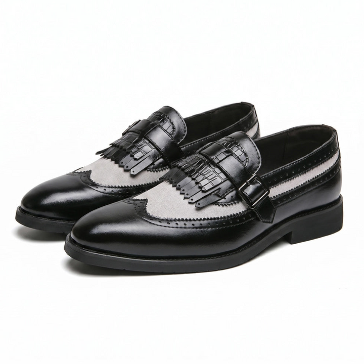 Brown Gaston Suede Slip-On Loafers 3
