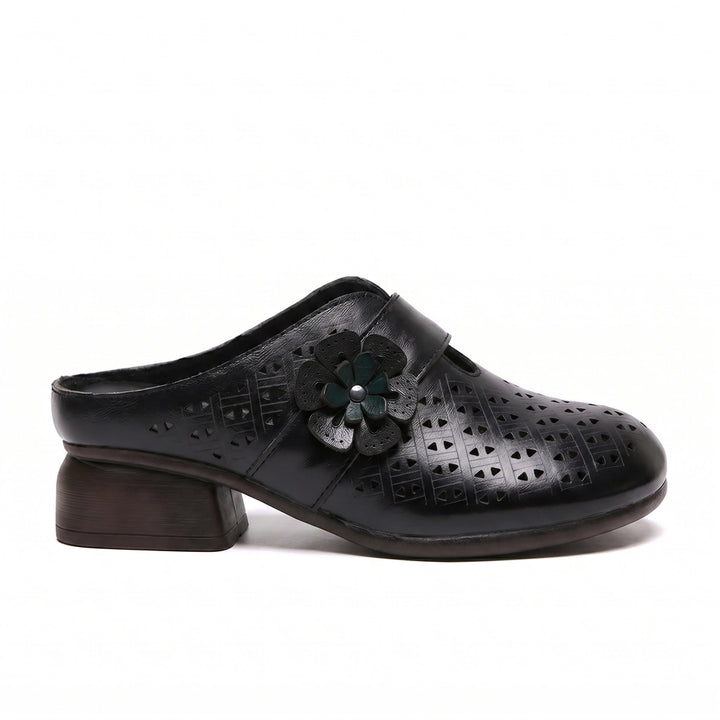 Elena Leather Mules