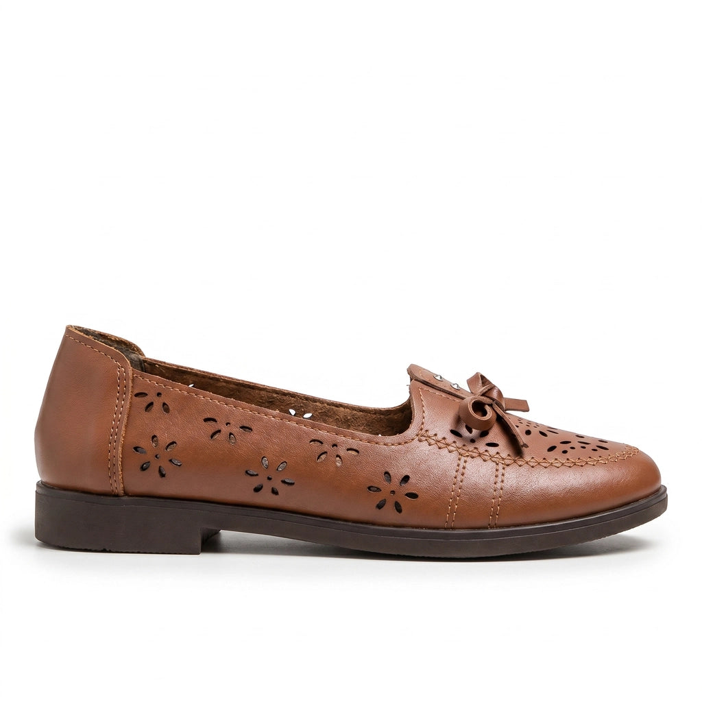 Yellow Eliza Moore Wool Flats 1