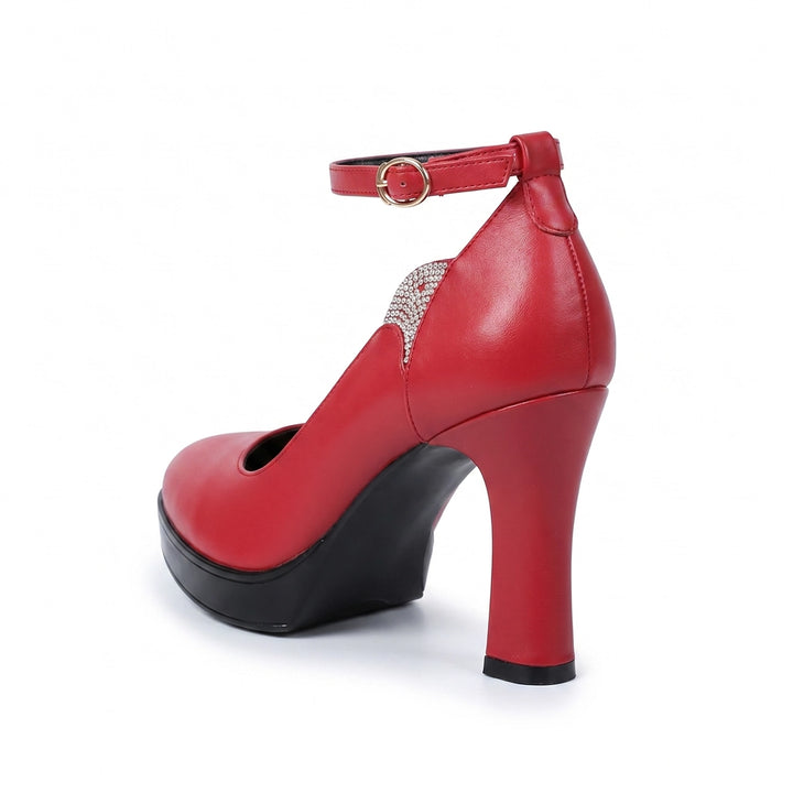 Julianna Leather Pointed Pumps