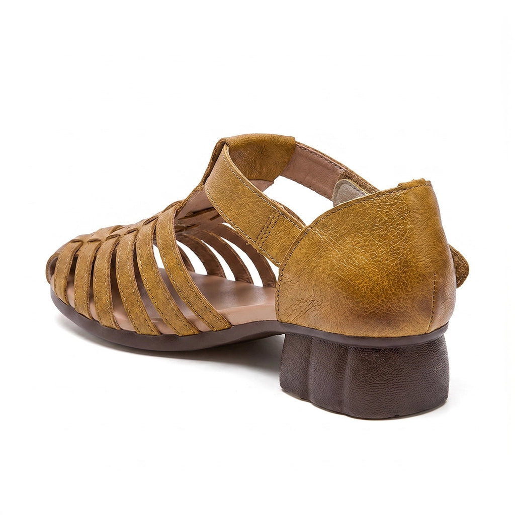 Elara Leather Fisherman Sandals