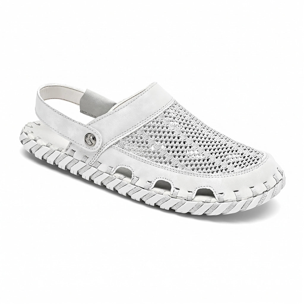 Gray Caleb River Beach Sandals 1