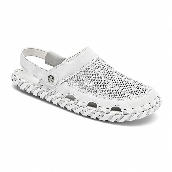 Gray Caleb River Beach Sandals 1