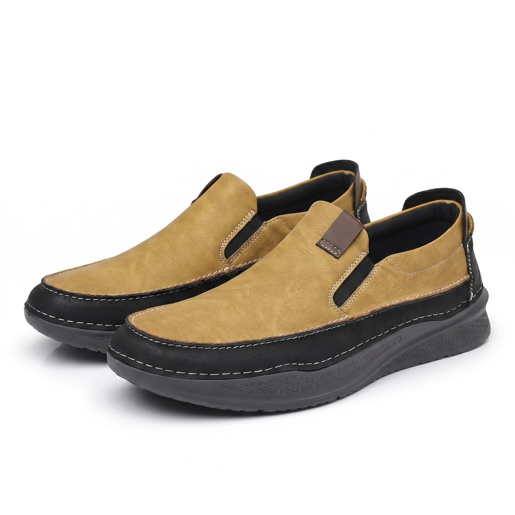 Olive Green Bonfoot Julian Backless Loafers 1