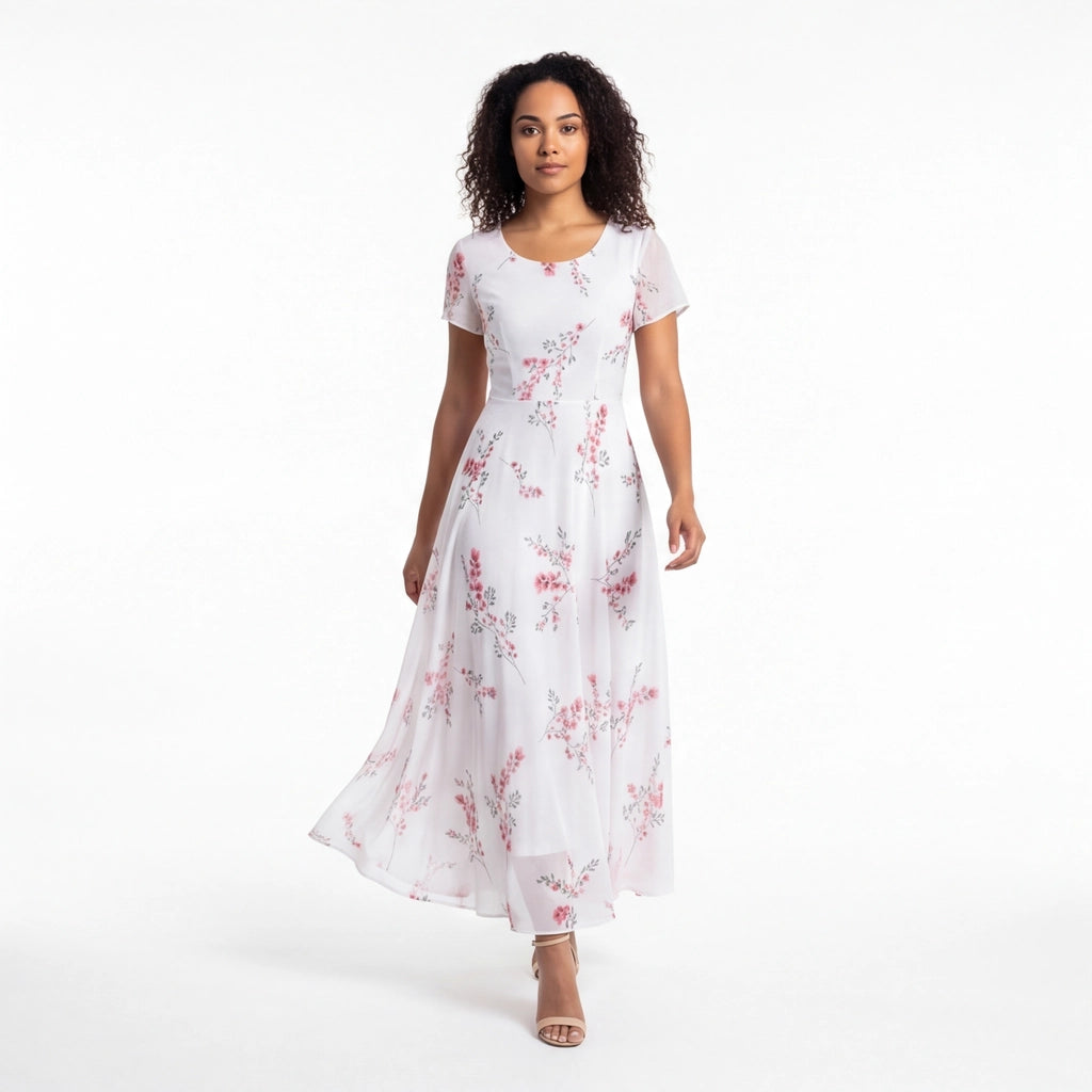 Victoria Floral Midi Dress 1