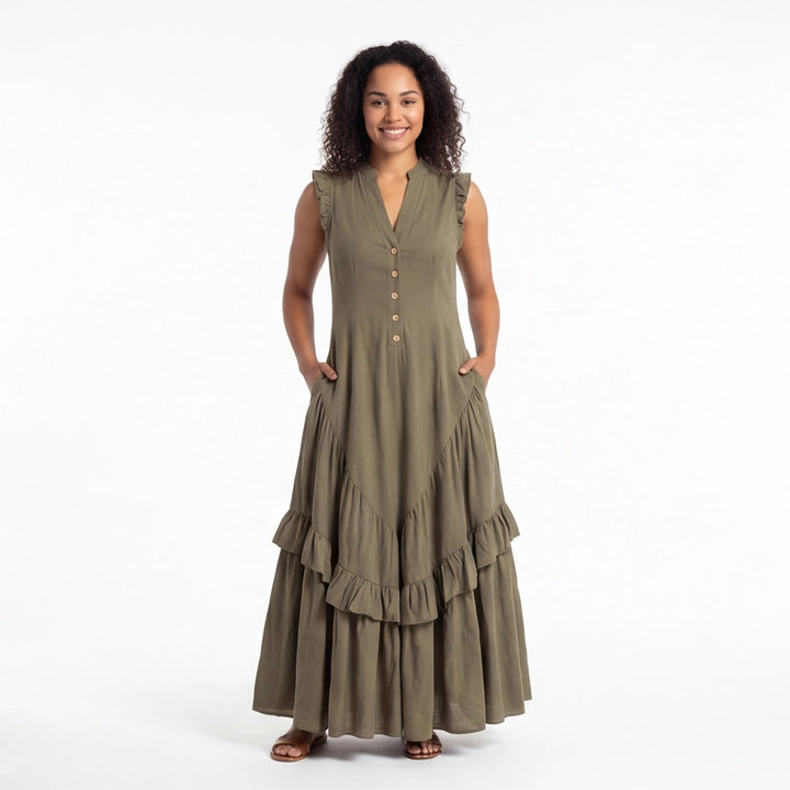 Matcha Aria Vance Sleeveless Dress 6