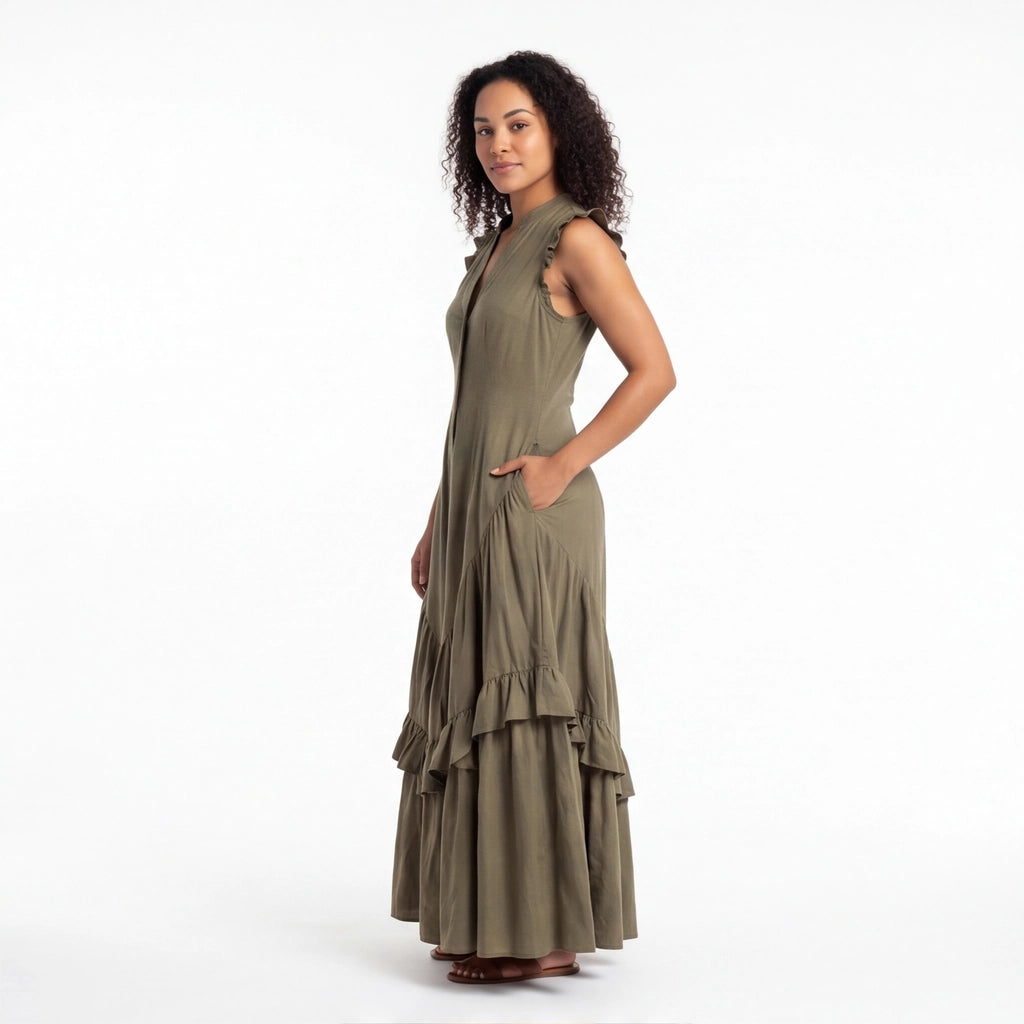 Matcha Aria Vance Sleeveless Dress 5