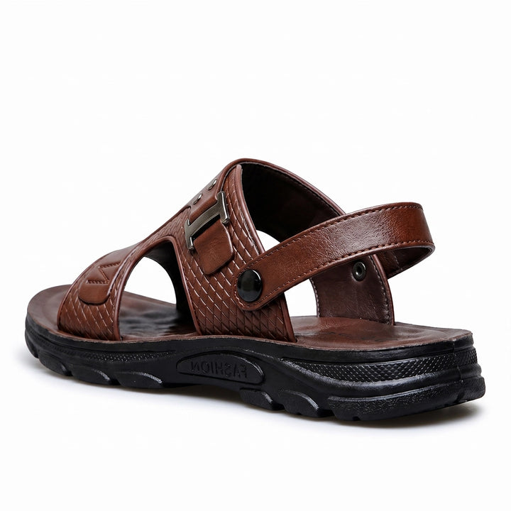 Dark Brown Caleb Miller Beach Sandals 2