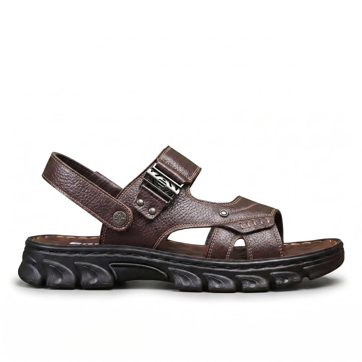 Brown Caleb Drift Beach Sandals 3