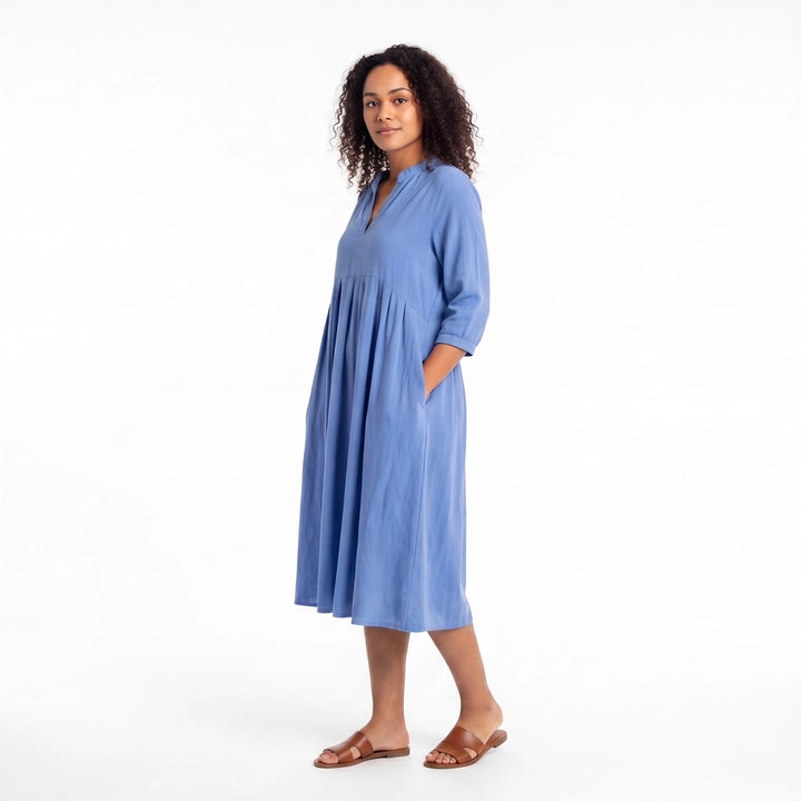 Elara Cotton Linen Dress