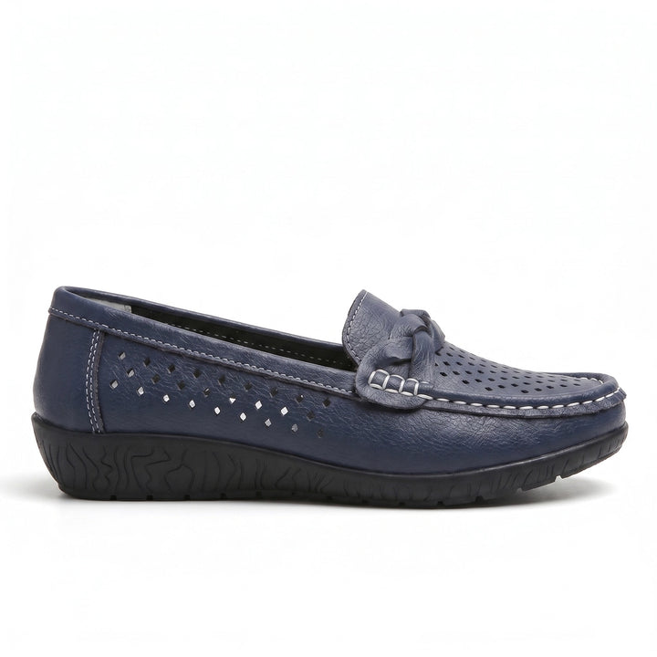 Dark Blue Avery Miller Slip-On Loafers 3
