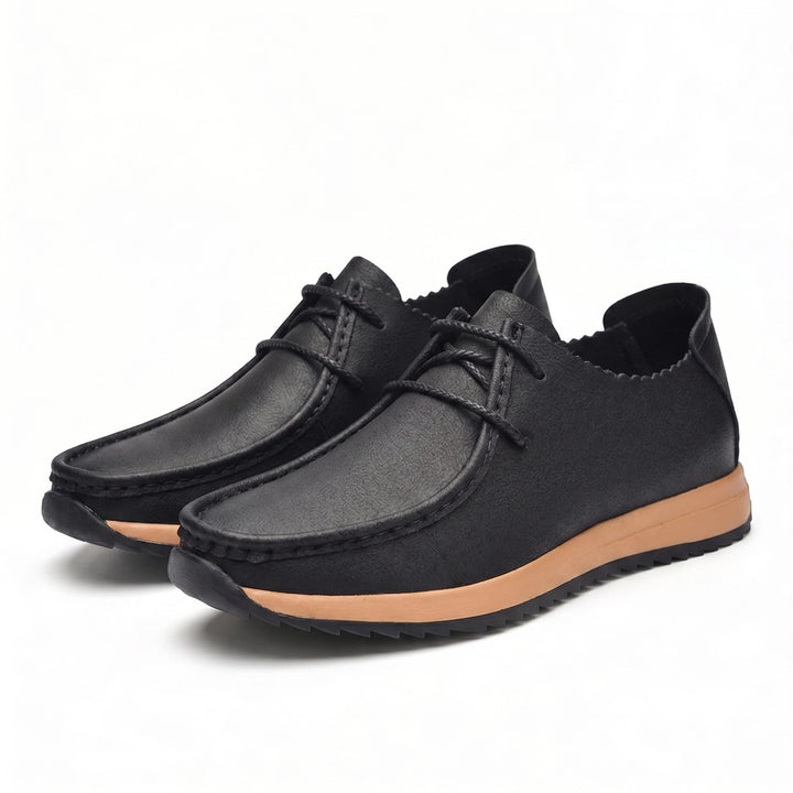 Black (Flat) Lance Porter Moc Shoes (Copy) 2