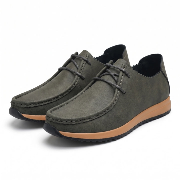 Khaki (Flat) Lance Porter Moc Shoes (Copy) 2