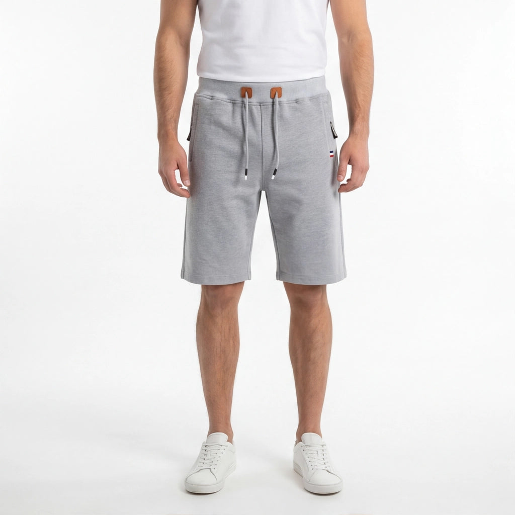 White Nash Cotton Drawstring Shorts 5