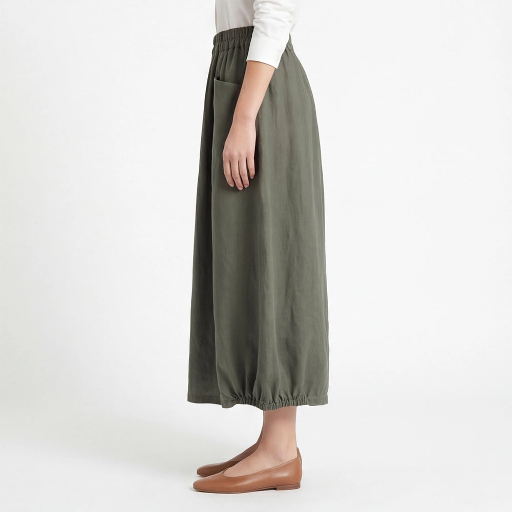 Green Elara Flow Skirt 5
