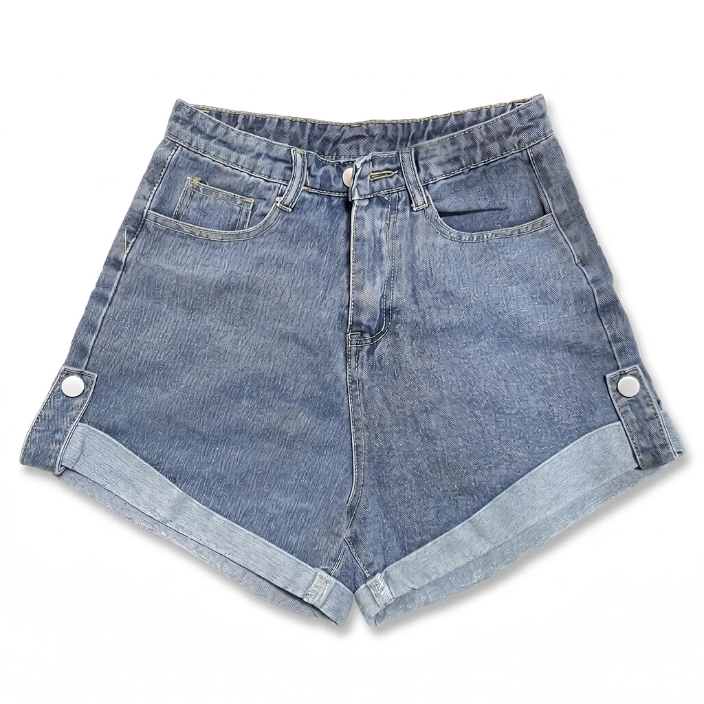 Dark Blue Elise Denim Shorts 2