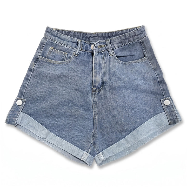 Dark Blue Elise Denim Shorts 2