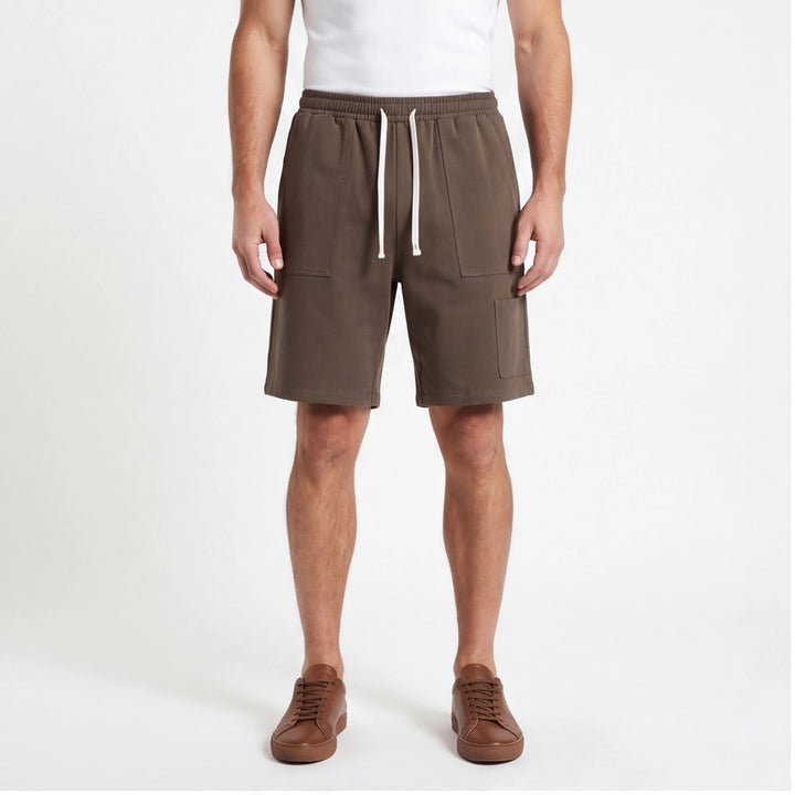 Brown Endicott Cotton Cargo Shorts 2