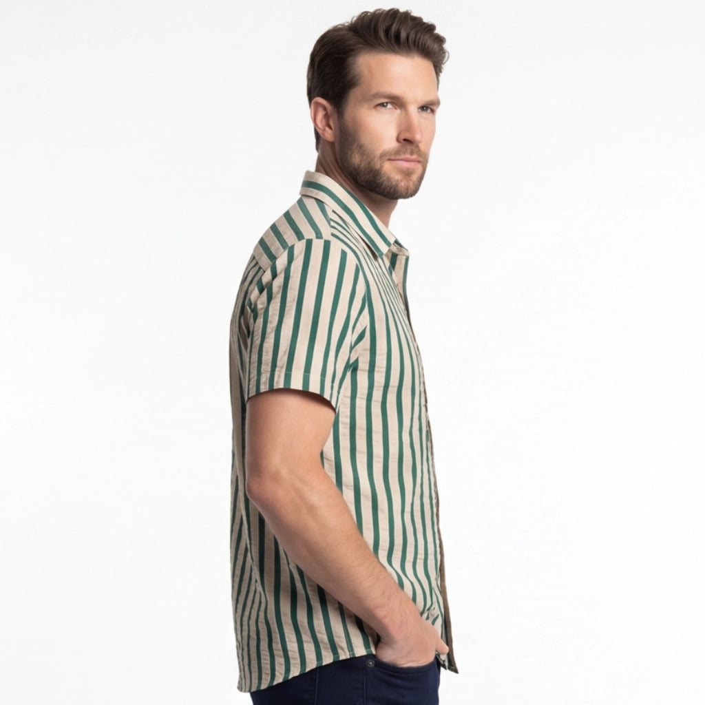 Manning Striped Cotton Shirt