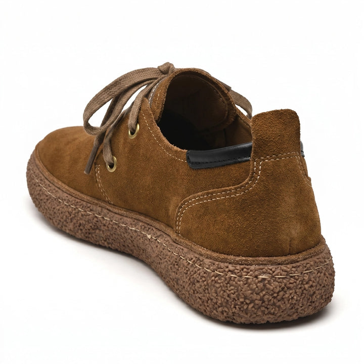 Brown Wright Chunky Suede Sneakers 4
