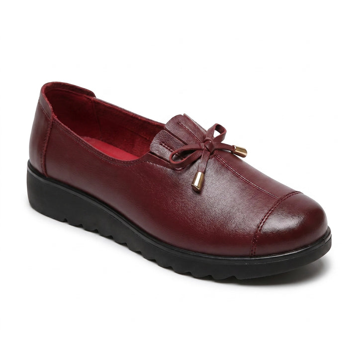 Burgundy Eliza Moore Slip-On Loafers 3