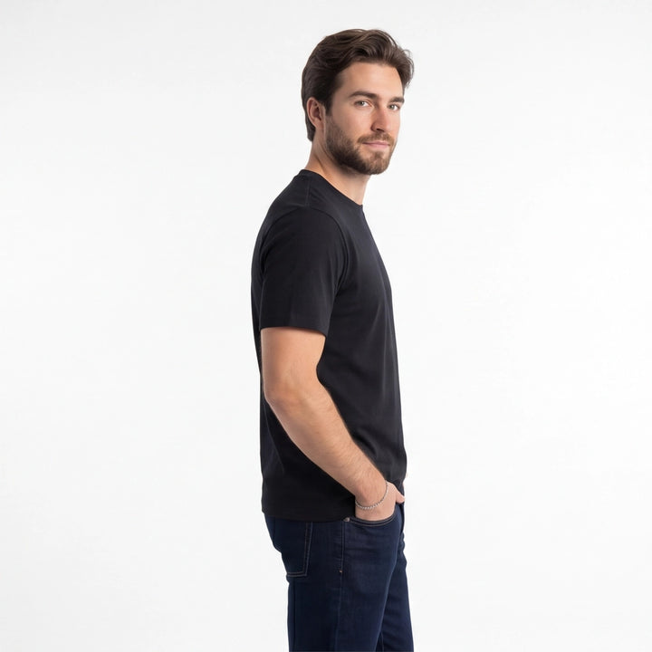 Black Mason Crew Neck Tee 3